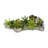 9'' Faux Succulent Plant in Cement Pot