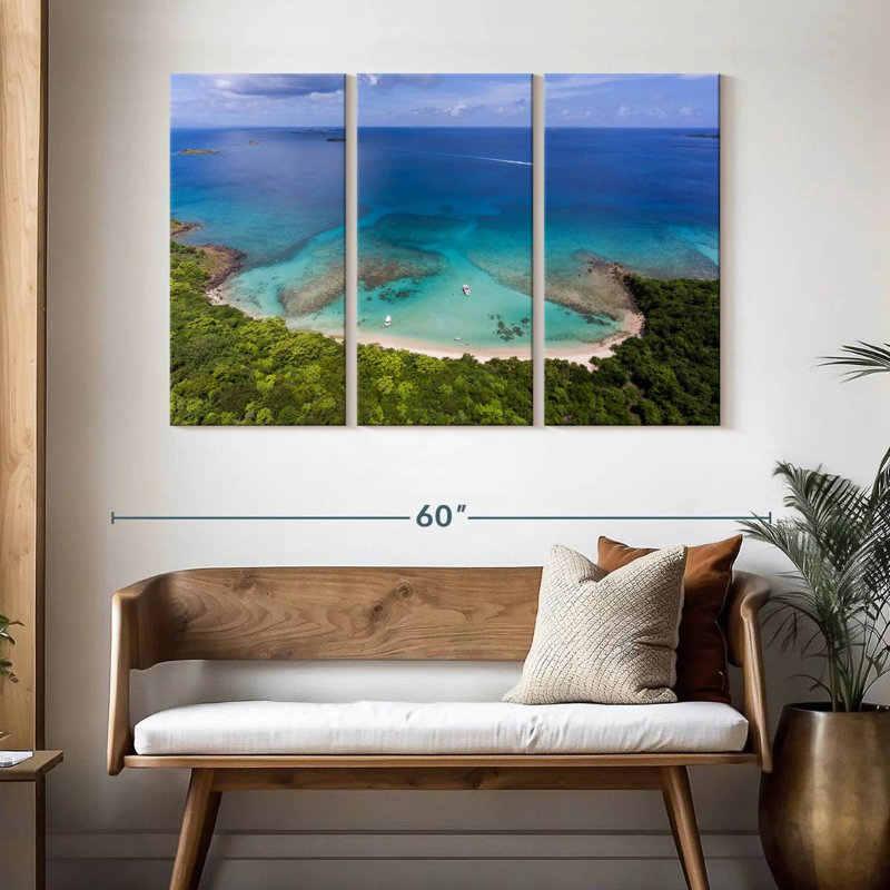 Nicci Culebra Coast, 32" H x 50" W