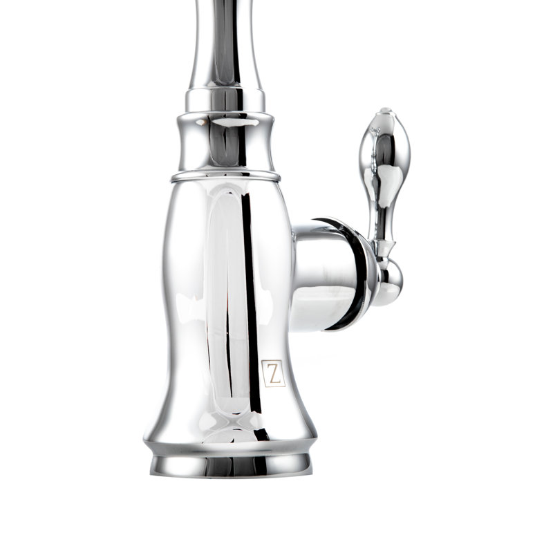Rembrandt Single Handle Kitchen Faucet with Accessories, Chrome