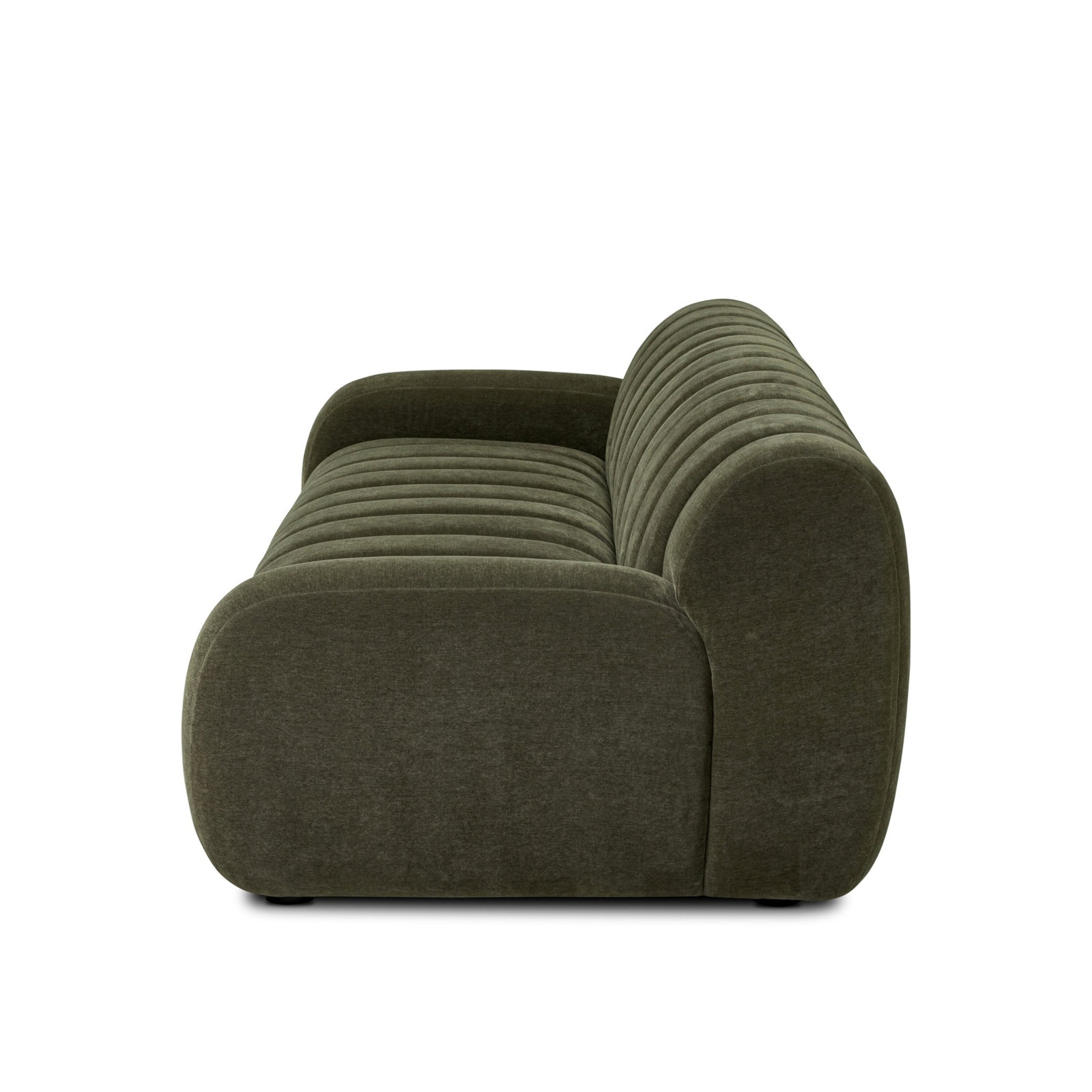 Flora 103" Sofa, Malmo Olive Velvet