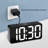 Alarm Clock For Bedroom, Large Big Numbers Display With Brightness Dimmer, Electric Bedside Desk Clock With USB Charging Port-2036385174