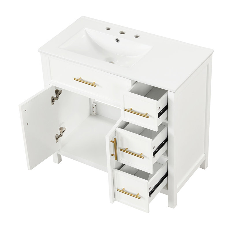 Meuble-lavabo simple Neidelin