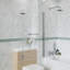 Swigert 1400mm H Pivot Semi-Frameless Bath Screen with Clear Glass
