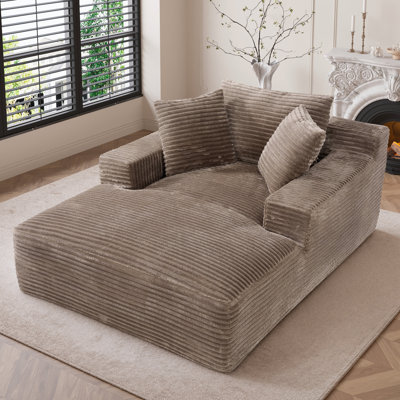 Fauteuil à billes en fausse fourrure