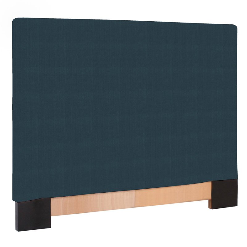 Polyester Headboard Slipcover, 48" H x 42" W x 3" D, Bella Chocolate Performance Velvet