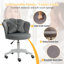 Chaise de travail en velours Edwardo-441260701-441260698