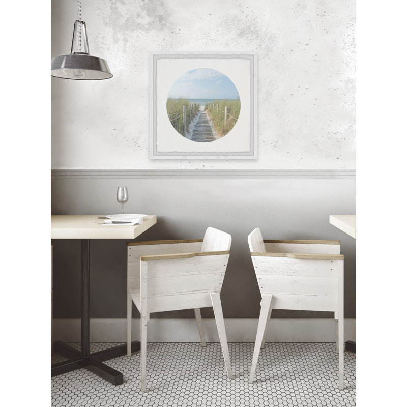 Routeway To Sea - Single Picture Frame Print, 30cm H x 30cm W x 3.81cm D