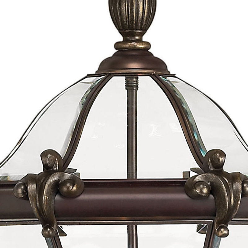 San Clemente Outdoor 1-Light Lantern Head, Copper Bronze