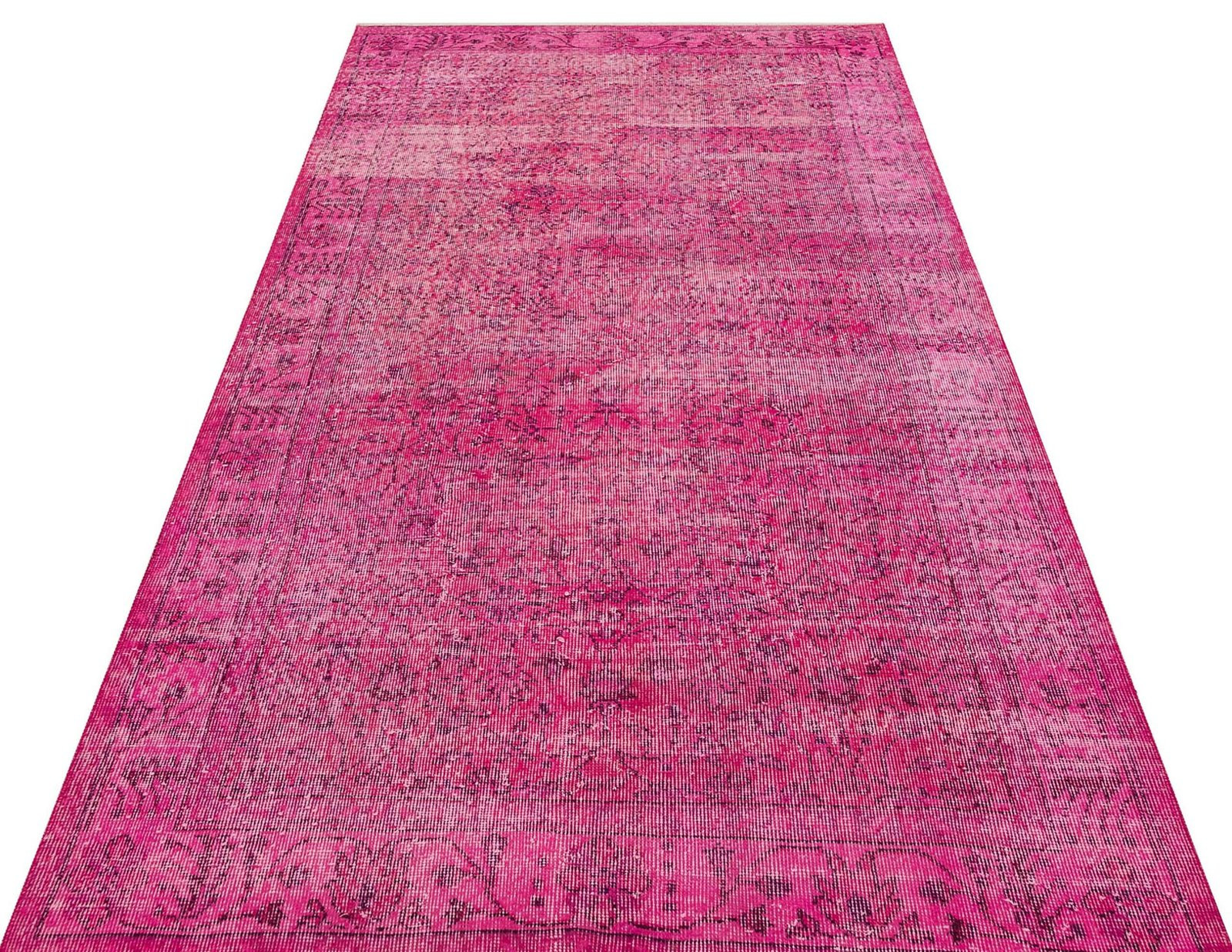 Isabelline Pink Vintage Wool Handmade Area Rug | Wayfair