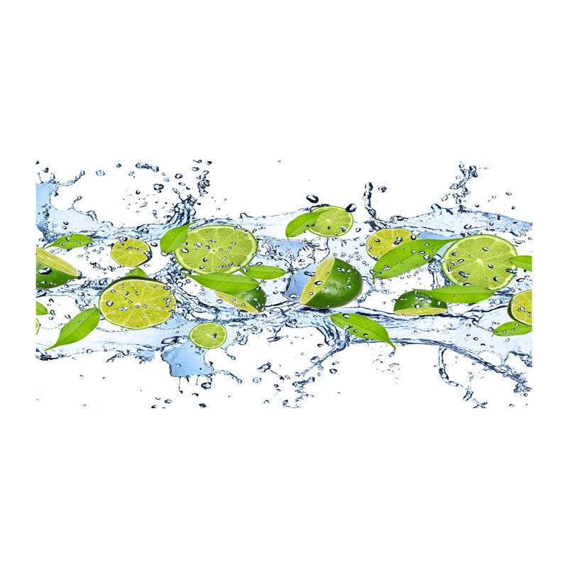 Limes And Water - Wrapped Canvas Print, Canvas, 70cm H x 140cm W