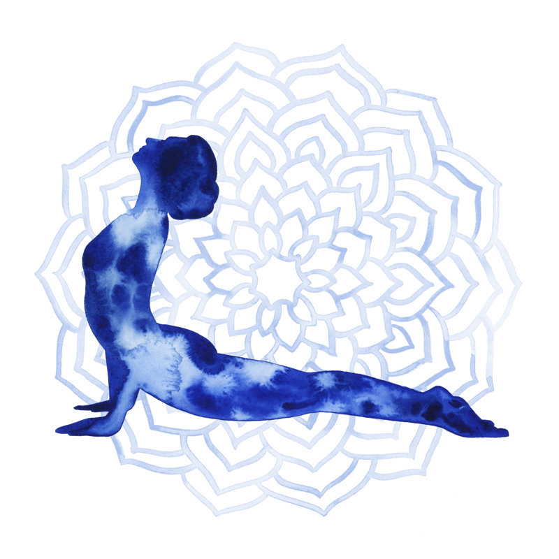 Yoga Flow VI, H 20 po x l 20 po x P 1,25 po