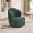 Maresia Oversized Fully Assembled Swivel Chairs, Boucle Upholstered Swivel Barrel Chair, Large Accent Chair-1719671498