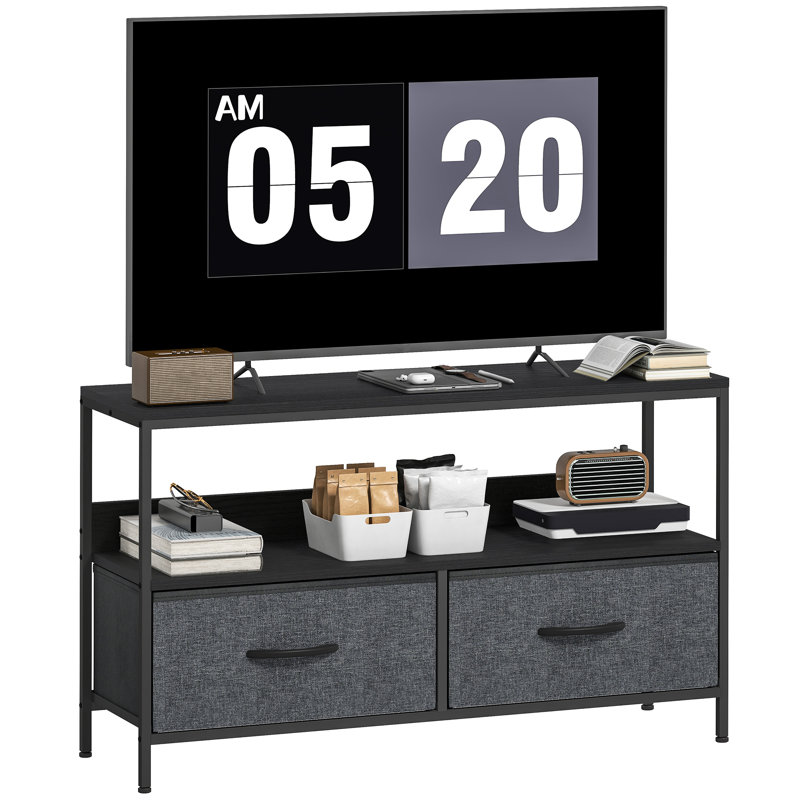 Unfinished TV Stand for TVs up to 48", Black