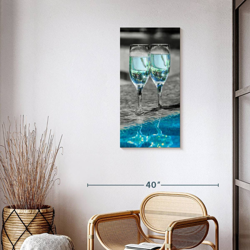 " Pop Pool Wine " by SodaPopArt, 36" H x 18" W x 1.25" D
