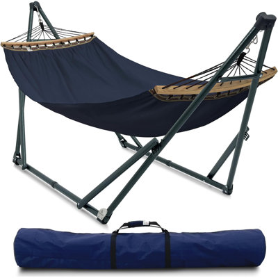 Hammock Universal Stand - Steel - Canvas - Navy