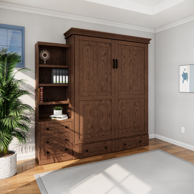 Henderson Queen Storage Murphy Wall Bed - 1 Pier