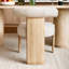Gwyneth Rubberwood Upholstered Dining Chair, Cream-697110322-697110323