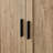 Storage Cabinet With Two Doors For Bathroom, Office, Adjustable Shelf, MDF Board, Brown (Old Sku:N725P181207D)-834134829