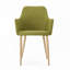Chaise rembourrée avec pieds en bois-116119446-116119449