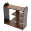 Organisateur de rangement pratique avec tablettes ouvertes, assemblage facile et autoportant