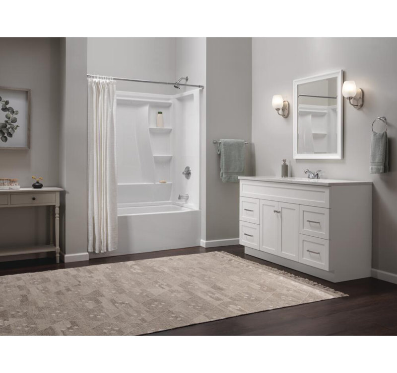 Foundations Centerset Bathroom Faucet with Drain Assembly and Diamond Seal Technology, Chrome