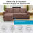 Gadalia Modern L-Shaped Sectional Sleeper Sofa with Storage Chaise, Pull-Out Bed Design – Reversible Velvet Couch for Small Spaces-20531765