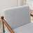 Khelani Upholstered Armchair with Metal Base-680318616
