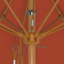 Parasol en bois de teck 11 pi-192420930