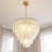 Boa 6-Light Chandelier in Warm Brass by Breegan Jane