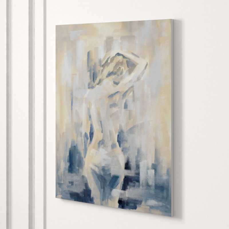 Delicate Afternoon I Print by Janice Sadler, 32" x 24" W x 1.5" D, Glass Coat