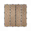 Paquet de tuiles de patio pour terrasse en bois et en plastique 22 WPC-121238352