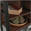 Huche avec porte barrister, finition brune