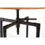 Seward Round Metal Base Dining Table