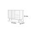 Buffet simple avec garde-manger
