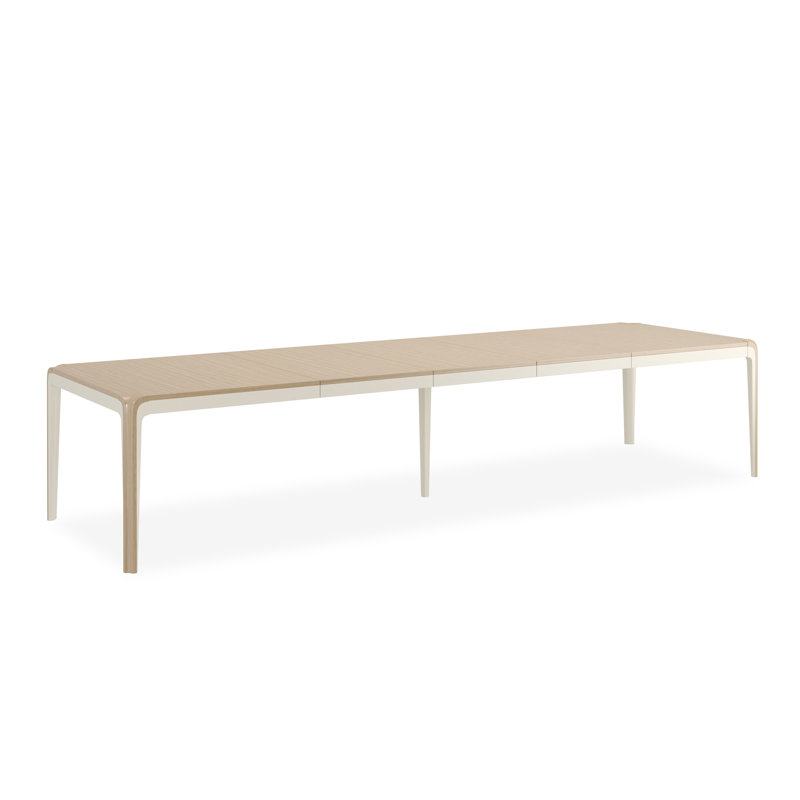 Caracole Classic Walnut Wood Dining Table, Light Brown