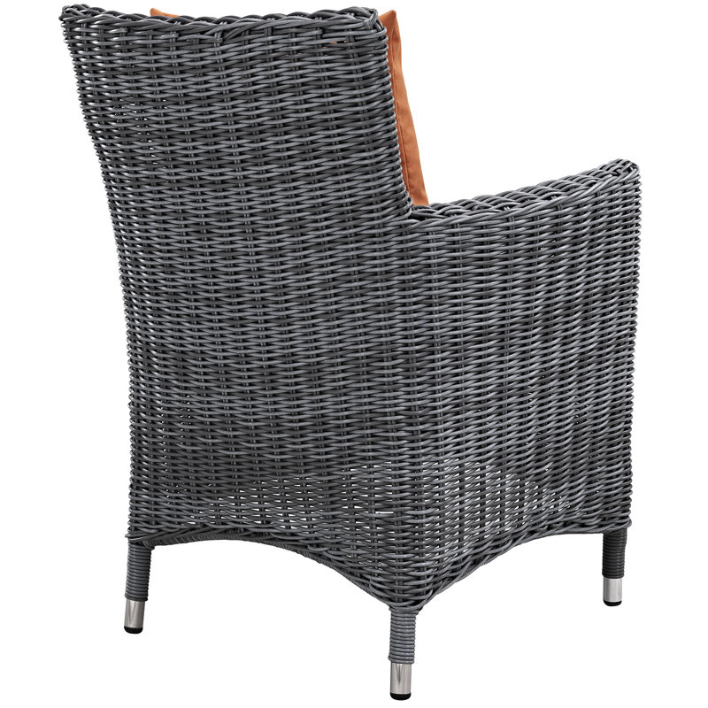 Ensemble repas d'extérieur 2 pièces Modway, Toile Sunbrella® toscan