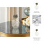 Pot en pierre et verre Mercer41 Stella, transparent / givré-45153304