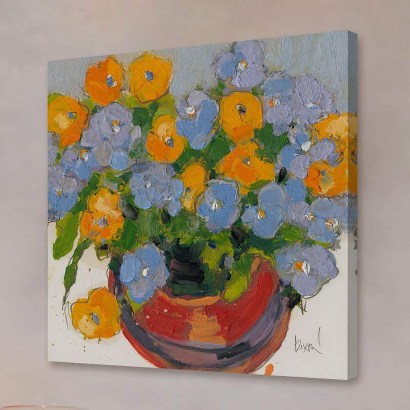 "Plante en pot I", reproduction sur toile tendue, H 32 po x l 32 po x P 1,5 po