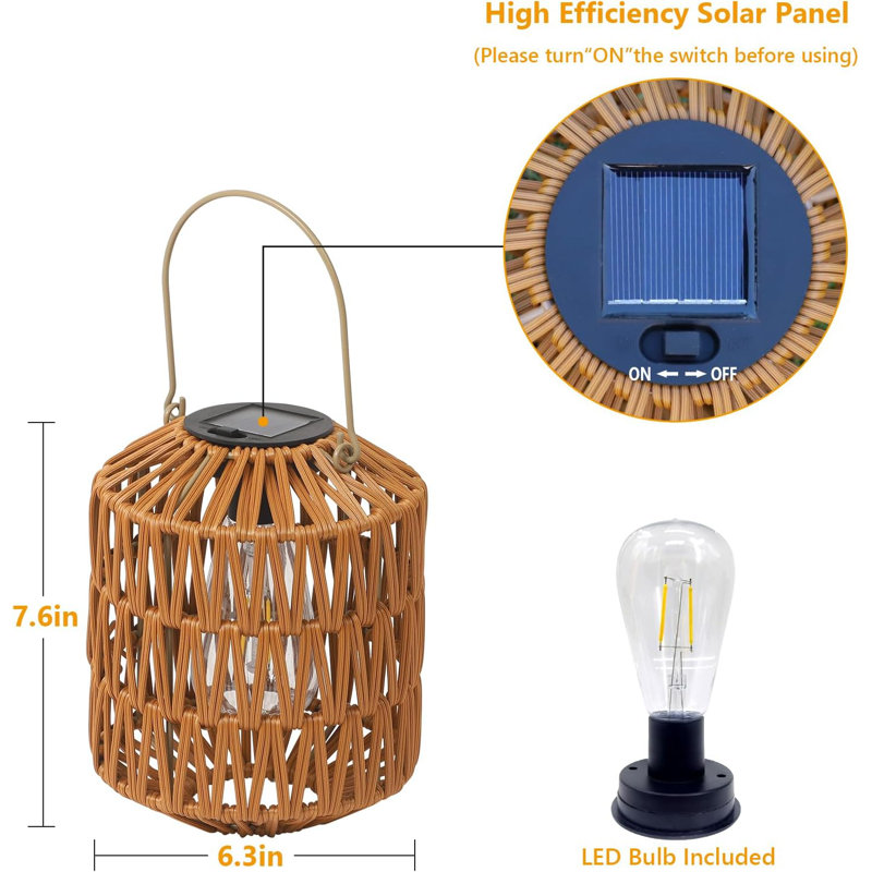 Light Outdoor Hanging,2 Pack Solar Lanterns Outdoor Waterproof