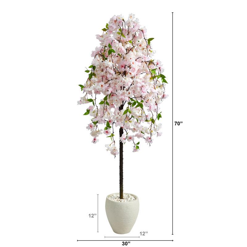 Cerisier en fleurs 70 po
