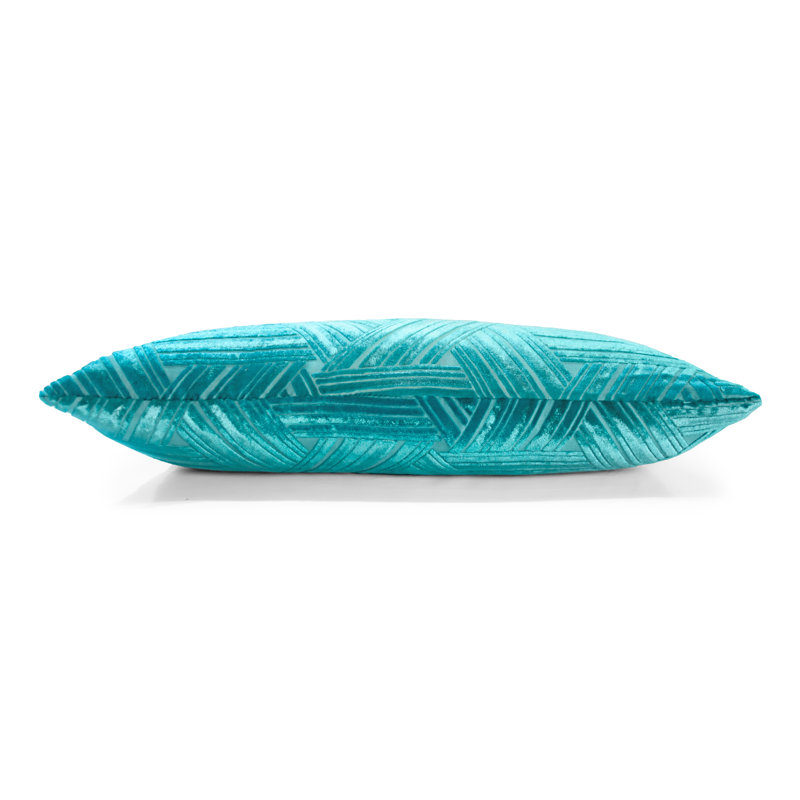 Entwined Mini Velvet Pillow Cover & Insert, Aruba