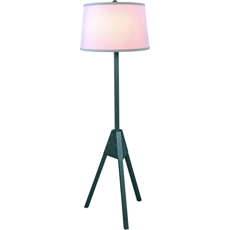 47.5'' Dark Green Tripod Floor Lamp