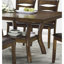 Table de groupe transitionnelle en bois brun 7 pièces avec table à rallonge et 6 chaises-67402131