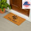 Tapis d'extérieur en fibre de coco «Hi I'm Mat» 28 po x 16 po Jocasta