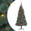 Artificial Pre-lit Christmas Tree with Ball Set-1964117820-1964117792