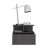 14" Wood One Drawer Floating Nightstand-1277933048