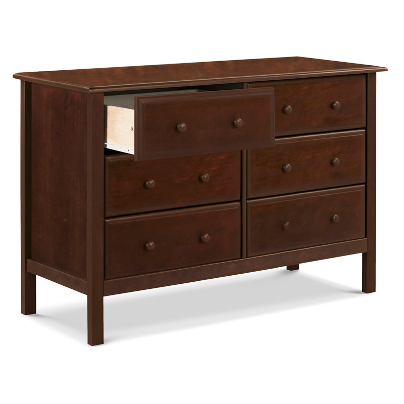 Commode double 6 tiroirs Jayden, Espresso