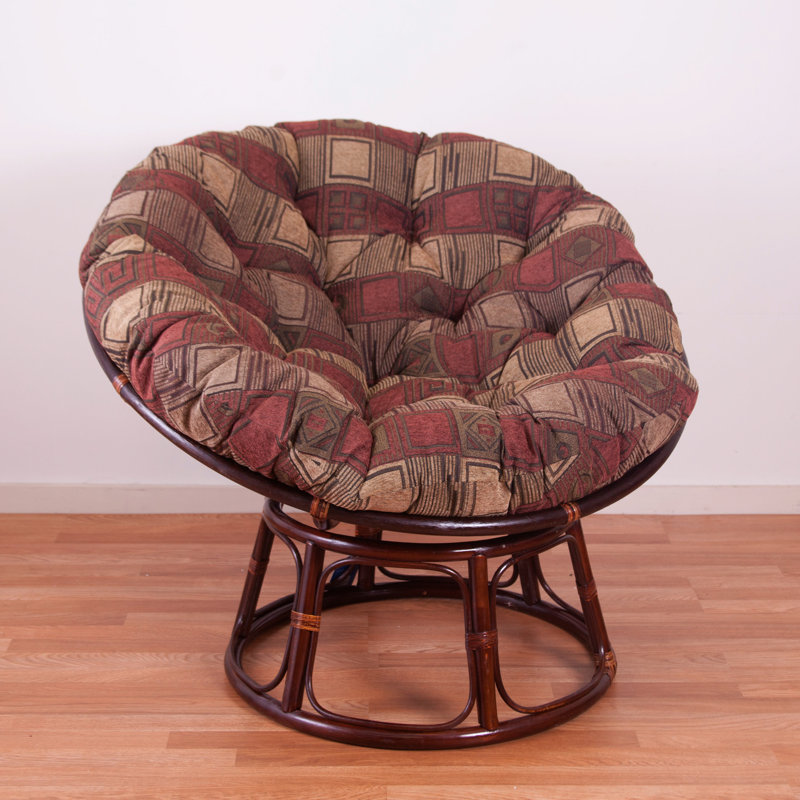 Outdoor Papasan Seat Cushion, Tetris, 52" W x 52" D