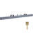 Hanging Magnetic Sweeper Pickup Tool, 120lbs Nail Hang-Type Magnetic Forklift Sweeper, Industrial Grade Magnets Steel Material Hunting Accessories for Picking Up Bolts Nails Iron Chips Metals