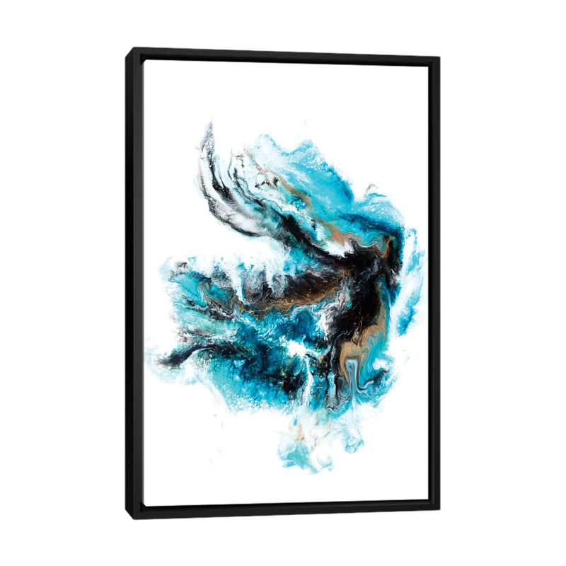 Acropora - Print on Canvas, 101.6 cm H x 66.04 cm W, Black Framed
